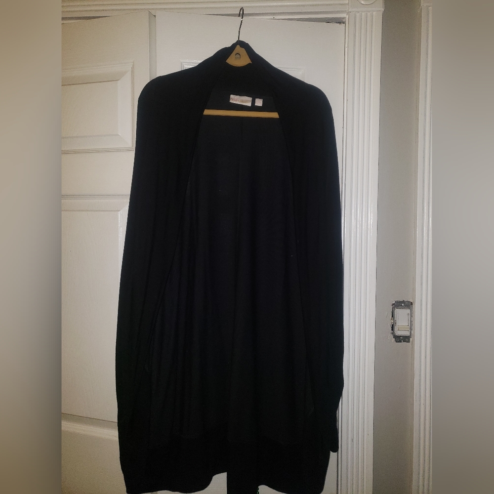 Belle by Kim Gravel Cocoon Long Cardigan 1X